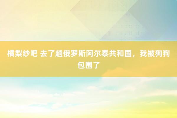 橘梨纱吧 去了趟俄罗斯阿尔泰共和国，我被狗狗包围了