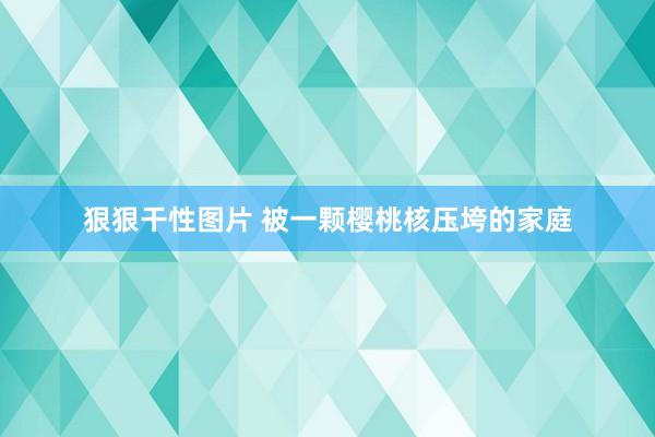 狠狠干性图片 被一颗樱桃核压垮的家庭